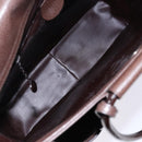 GUCCI Bamboo Hand Bag Leather Dark Brown 002 1118 0462 Auth ep10462-9