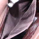 GUCCI Bamboo Hand Bag Leather Dark Brown 002 1118 0462 Auth ep10462-10