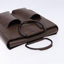 GUCCI Bamboo Hand Bag Leather Dark Brown 002 1118 0462 Auth ep10462-5