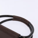 GUCCI Bamboo Hand Bag Leather Dark Brown 002 1118 0462 Auth ep10462-7