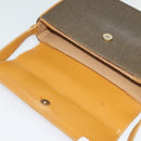 GUCCI Shoulder Bag Canvas Leather Brown Gold Auth ep10464-10