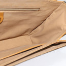 GUCCI Shoulder Bag Canvas Leather Brown Gold Auth ep10464-19