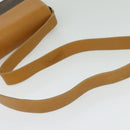 GUCCI Shoulder Bag Canvas Leather Brown Gold Auth ep10464-7