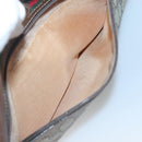 GUCCI GG Supreme Web Sherry Line Bag PVC Beige Gold 001 56 6472 Auth ep10466-11