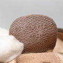 GUCCI GG Supreme Web Sherry Line Bag PVC Beige Gold 001 56 6472 Auth ep10466-12