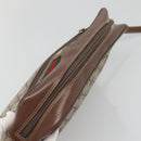 GUCCI GG Supreme Web Sherry Line Bag PVC Beige Gold 001 56 6472 Auth ep10466-6