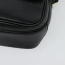 Burberrys Shoulder Bag Leather Gold Black Auth ep10469-14