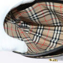 Burberrys Shoulder Bag Leather Gold Black Auth ep10469-19