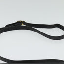 Burberrys Shoulder Bag Leather Gold Black Auth ep10469-8