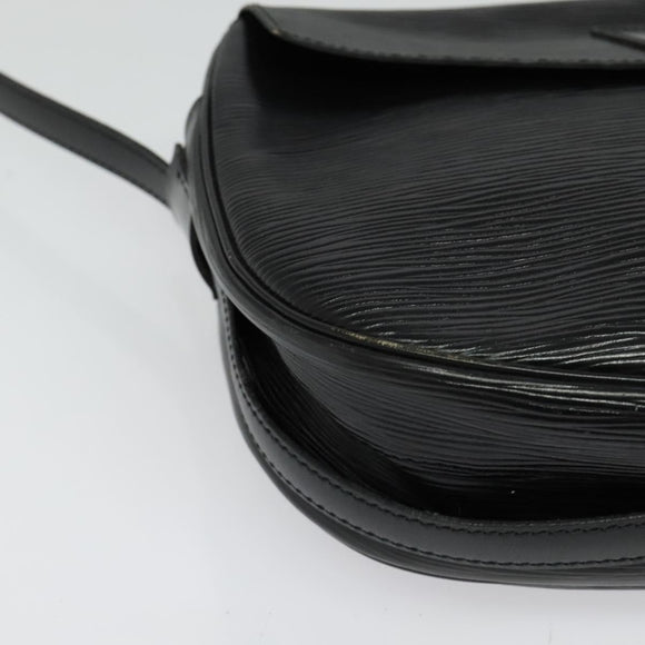 LOUIS VUITTON Epi Jeune Fille MM Shoulder Bag Black M52152 LV Auth ep10474