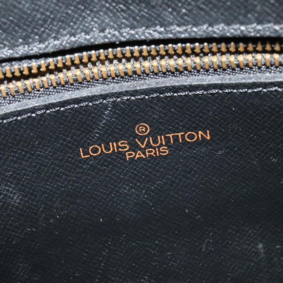 LOUIS VUITTON Epi Jeune Fille MM Shoulder Bag Black M52152 LV Auth ep10474