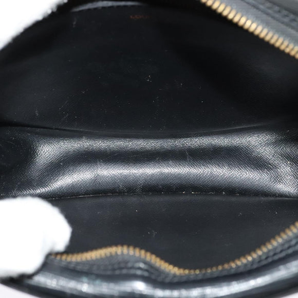 LOUIS VUITTON Epi Jeune Fille MM Shoulder Bag Black M52152 LV Auth ep10474