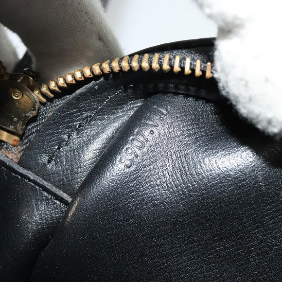 LOUIS VUITTON Epi Jeune Fille MM Shoulder Bag Black M52152 LV Auth ep10474