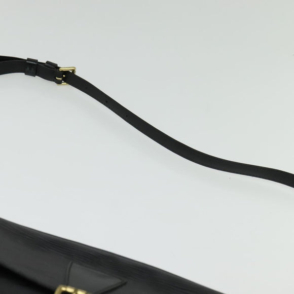 LOUIS VUITTON Epi Jeune Fille MM Shoulder Bag Black M52152 LV Auth ep10474
