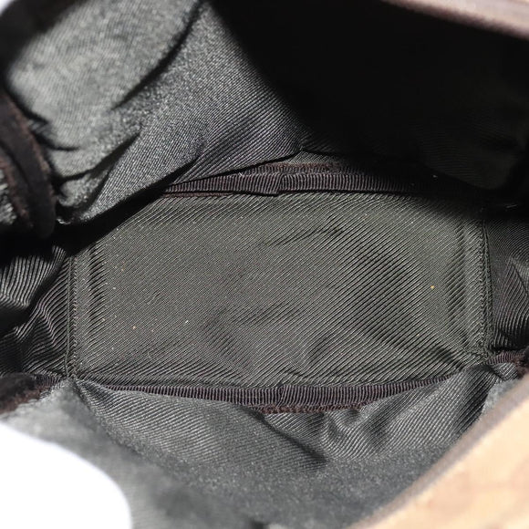 GUCCI GG Canvas Shoulder Bag Beige Silver 03136 Auth ep10483