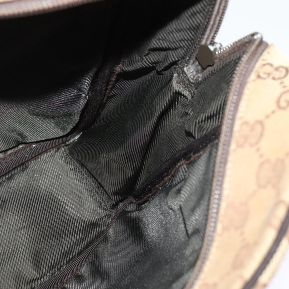 GUCCI GG Canvas Shoulder Bag Beige Silver 03136 Auth ep10483