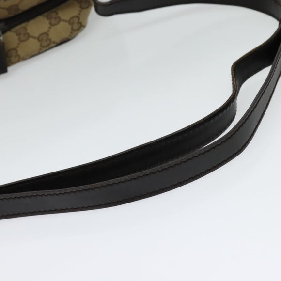 GUCCI GG Canvas Shoulder Bag Beige Silver 03136 Auth ep10483