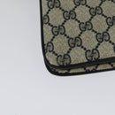 GUCCI GG Supreme Sherry Line Shoulder Bag PVC Navy Gold 41 02 013 Auth ep10484-12