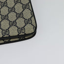 GUCCI GG Supreme Sherry Line Shoulder Bag PVC Navy Gold 41 02 013 Auth ep10484-13