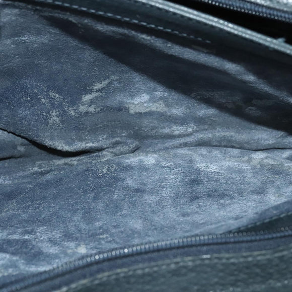 GUCCI GG Supreme Sherry Line Shoulder Bag PVC Navy Gold 41 02 013 Auth ep10484