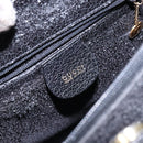 GUCCI Bamboo Hand Bag Leather Black Gold Auth ep10488-17