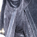 GUCCI Bamboo Hand Bag Leather Black Gold Auth ep10488-19