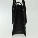 Burberrys Hand Bag Leather Black Gold Auth ep10489-4