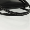 Burberrys Hand Bag Leather Black Gold Auth ep10489-7