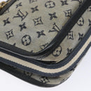 LOUIS VUITTON Monogram Mini Pochette Catrain Bag Blue M92330 LV Auth ep10490-14