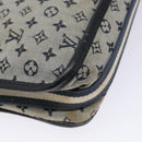 LOUIS VUITTON Monogram Mini Pochette Catrain Bag Blue M92330 LV Auth ep10490-16