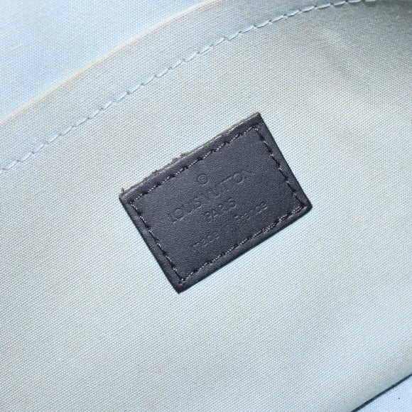 LOUIS VUITTON Monogram Mini Pochette Catrain Bag Blue M92330 LV Auth ep10490