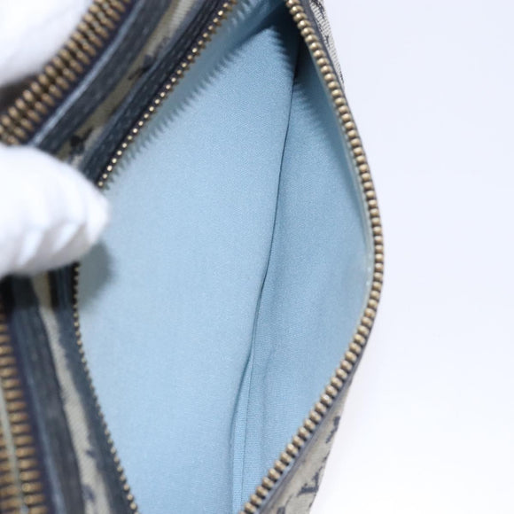 LOUIS VUITTON Monogram Mini Pochette Catrain Bag Blue M92330 LV Auth ep10490