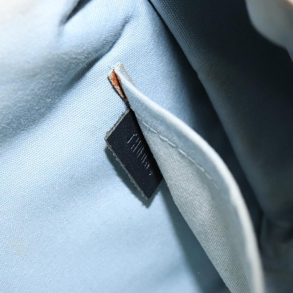 LOUIS VUITTON Monogram Mini Pochette Catrain Bag Blue M92330 LV Auth ep10490