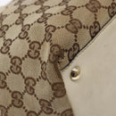 GUCCI GG Canvas Tote Bag Beige Gold 169946 Auth ep10492-15