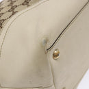 GUCCI GG Canvas Tote Bag Beige Gold 169946 Auth ep10492-17