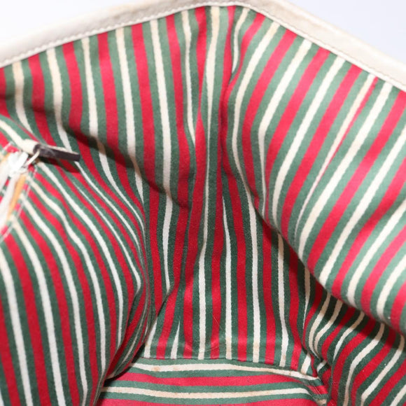 GUCCI GG Canvas Tote Bag Beige Gold 169946 Auth ep10492