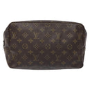 LOUIS VUITTON Monogram Trousse Toilette 28 Clutch Bag M47522 LV Auth ep10494-13