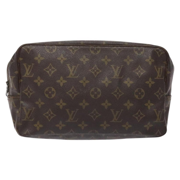 LOUIS VUITTON Monogram Trousse Toilette 28 Clutch Bag M47522 LV Auth ep10494