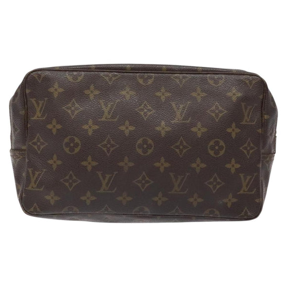 LOUIS VUITTON Monogram Trousse Toilette 28 Clutch Bag M47522 LV Auth ep10494