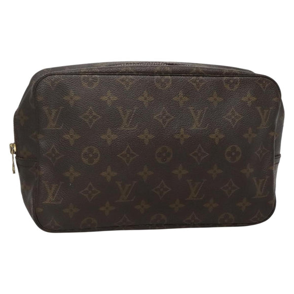 LOUIS VUITTON Monogram Trousse Toilette 28 Clutch Bag M47522 LV Auth ep10495