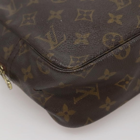 LOUIS VUITTON Monogram Trousse Toilette 28 Clutch Bag M47522 LV Auth ep10495