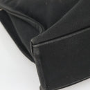 BURBERRY Nova Check Blue Label Hand Bag Canvas Black Beige Auth ep10498-11