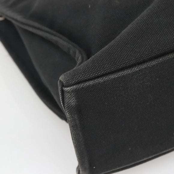 BURBERRY Nova Check Blue Label Hand Bag Canvas Black Beige Auth ep10498