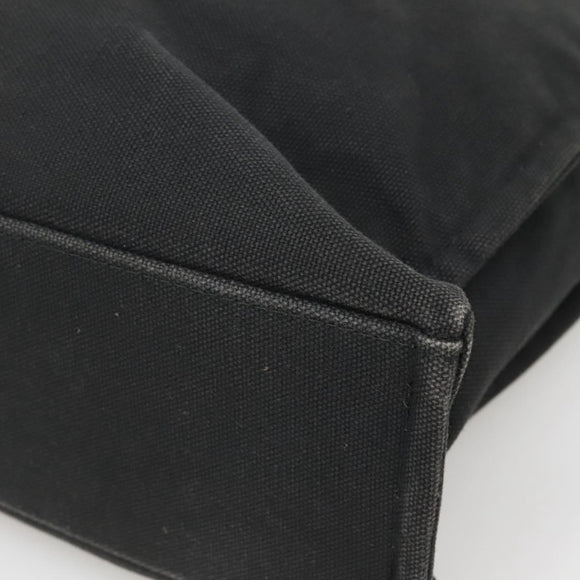 BURBERRY Nova Check Blue Label Hand Bag Canvas Black Beige Auth ep10498