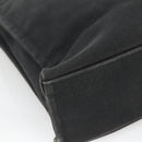 BURBERRY Nova Check Blue Label Hand Bag Canvas Black Beige Auth ep10498-13