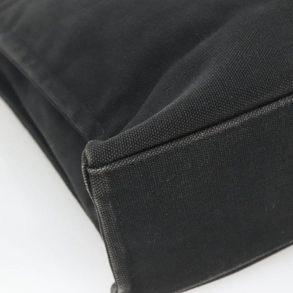 BURBERRY Nova Check Blue Label Hand Bag Canvas Black Beige Auth ep10498