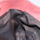 LOEWE Anagram Hand Bag Leather Pink Gold Auth ep10499-19