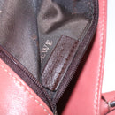 LOEWE Anagram Hand Bag Leather Pink Gold Auth ep10499-12