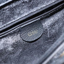 GUCCI Bamboo Hand Bag Suede Leather Black Gold 002 1186 0260 Auth ep10501-16