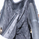 GUCCI Bamboo Hand Bag Suede Leather Black Gold 002 1186 0260 Auth ep10501-19